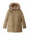 Woolrich Arctic Hooded Parka In Brown