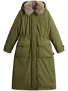 Woolrich Arctic Long Parka In Green