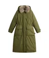 Woolrich Arctic Long Parka In Green