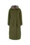 Woolrich Arctic Long Parka In Verde