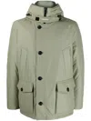 Woolrich Arctic Anorak Padded Parka In Green