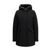 Woolrich Arctic Parka In Ramar Cloth In Black
