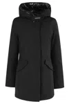 Woolrich Arctic Hooded Parka In Black