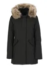 Woolrich Arctic Raccoon Parka Clothing In Black
