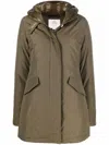 Woolrich Authentic 3 In 1 Parka Jacket In Green