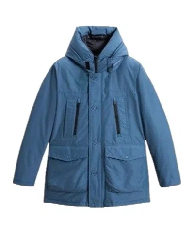 Woolrich Arctic Parka Coat In Blue