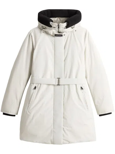 Woolrich Arctic Parka Coat In White