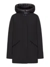 Woolrich Arctic Parka In Ramar Cloth In Black