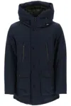 Woolrich Midnight Blue Cotton Down Jacket