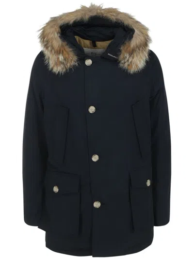 Woolrich Arctic Detachable Fur Parka Clothing In Black