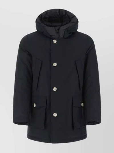 WOOLRICH ARCTIC PARKA WITH HOOD AND ADJUSTABLE CUFFS