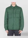 Woolrich Arctic Quilted Jacket With Chest Pockets In Gray