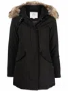 Woolrich Luxury Artic Ramar Jacket Woman Puffer Black Size L Polyester In Black
