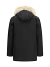 Woolrich Arctic Ramar Down Jacket In Black