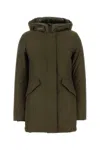 Woolrich Hooded Cotton Down Jacket