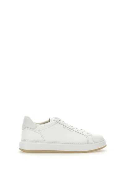 Woolrich Arrow Leather Trainers In White