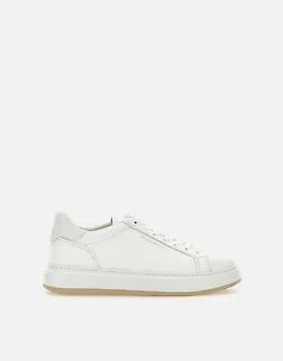 Pre-owned Woolrich Arrow Leather White Sneakers Eva Sole 100% Original