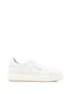 Woolrich Arrow Perforated Panel Sneakers In White