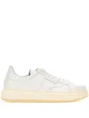 Woolrich Arrow Perforated Panel Sneakers In White