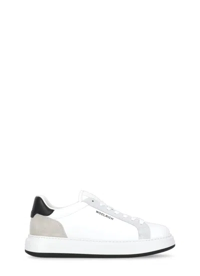 Woolrich Arrow Sneakers In Bianco Bianco