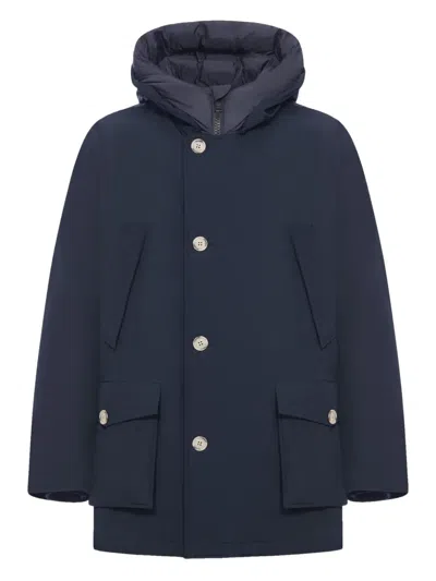 WOOLRICH ARTIC BUTTON FLAP-POCKET PARKA