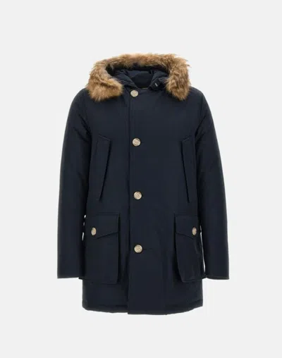Woolrich Coats In Blue