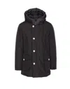Woolrich Arctic Flap-pocket Coat In Black