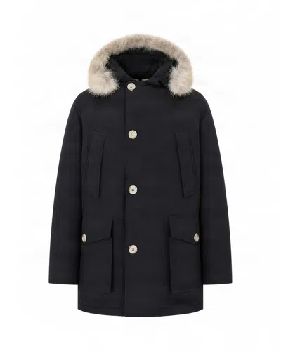 Woolrich Artic Parka Ramar Cloth Black In Ut0001blk