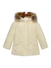 Woolrich Parka Arctic Racoon In Neutral