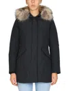 Woolrich Parka Arctic Con Pelliccia Removibile Nero In Dkn Dark Navy