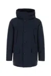 Woolrich Waterproof Nylon Parka With Duck Down Padding