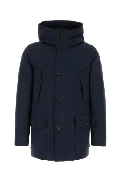 Woolrich Artic Stretch Down Parka-xxl Nd  Male In Blue