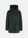 Woolrich 'artic Wool' Green Wool Blend Parka In Green