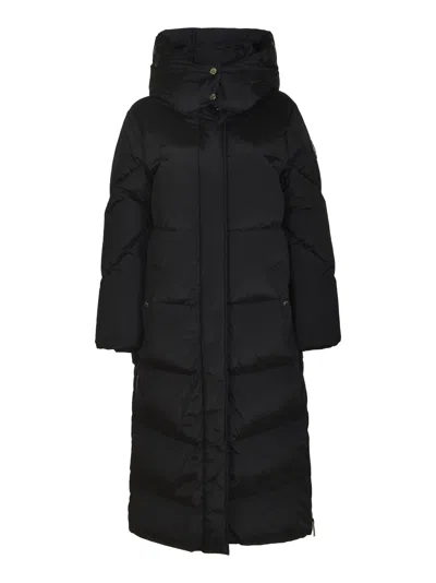 Woolrich Aurora Hooded Padded Coat In Black