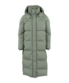 Woolrich Aurora Long Padded Parka In Green