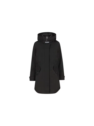 Woolrich Authentic 3 In 1 Matte Black Padded Parka