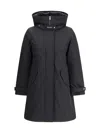 Woolrich Authentic 3 In 1 Parka Jacket In Black