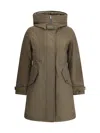 Woolrich Authentic 3 In 1 Parka Jacket In Green