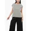 Woolrich Awning Striped Cotton Blouse With Drawstringed Hem