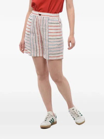 Woolrich Baydere Striped Shorts In Multi