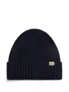 Woolrich Beanie And Scarf Gift Set In Black