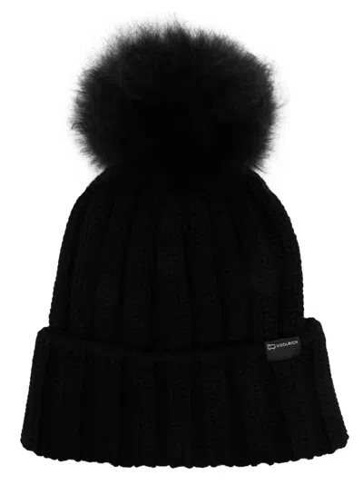 Woolrich Beanie Cashmere "pom Pom"