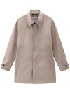 Woolrich Beige Giacca City Carcoat In Neutral