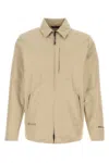 Woolrich Sand Polyester Gore-tex Windbreaker In Neutral