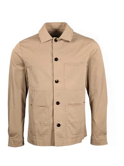 Woolrich Beige Jackets In Brown