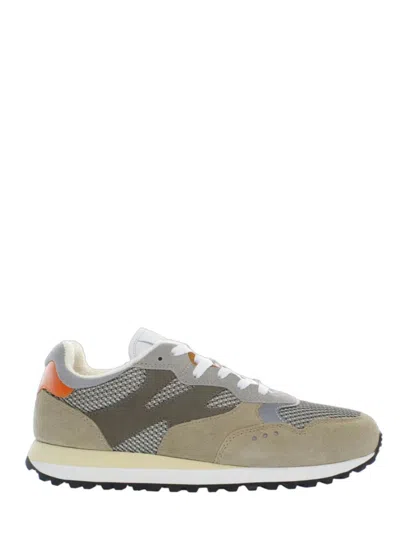 Woolrich Panelled Suede-trimmed Sneakers In Multi