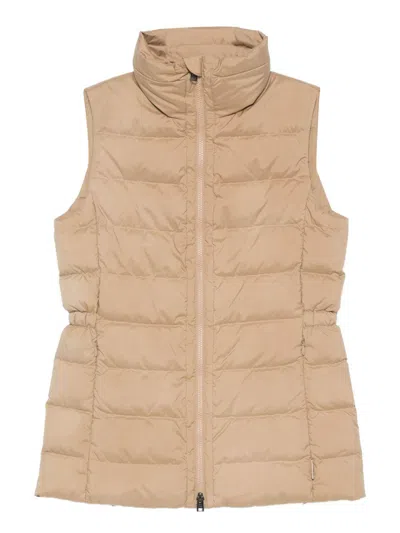 WOOLRICH BEIGE PADDED VEST WOOLRICH