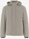 Woolrich Men Beige Solid Jacket, M Luxury Jackets For Men Darveys In Neutral