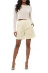 Woolrich Beige Solid Shorts In Neutral