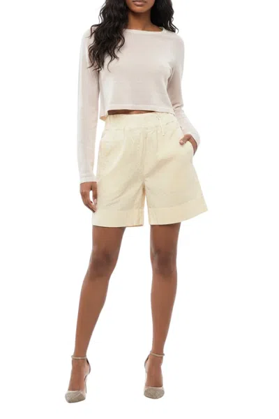 Woolrich Beige Solid Shorts In Neutral